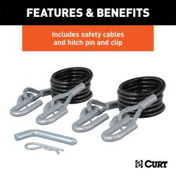 CURT - CURT 70001 Rambler Steel RV Tow Bar - Image 3