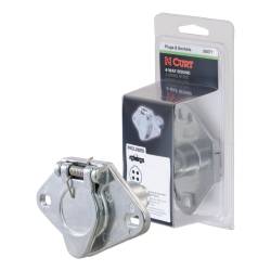 CURT - CURT 58071 4-Way Round Wiring Connector - Image 1
