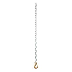 CURT - CURT 80302 35" Safety Chain w/1 Clevis Hook 7800 lbs Clear Zinc - Image 2