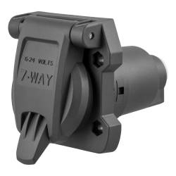 CURT - CURT 58155 Heavy-Duty 7-Way RV Blade Connector Socket - Image 1