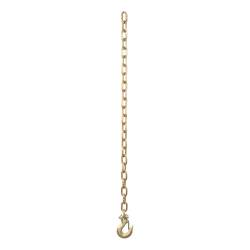 CURT - CURT 80303 35" Safety Chain w/1 Clevis Hook 12600 lbs Yellow Zinc - Image 2