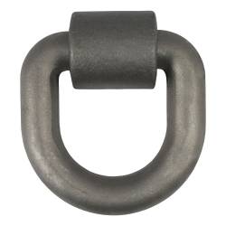 CURT - CURT 83770 3" x 3" Weld-On Tie-Down D-Ring 15587 lbs Raw Steel - Image 1