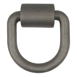 CURT - CURT 83750 3" x 3" Weld-On Tie-Down D-Ring 6100 lbs Raw Steel - Image 1