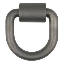 CURT - CURT 83760 3" x 3" Weld-On Tie-Down D-Ring 8833 lbs Raw Steel - Image 1