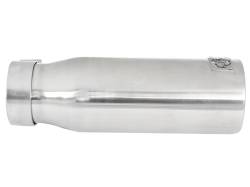 aFe Power - aFe 49-92043-P Stainless Steel Exhaust Tip 3" Inlet x 4" Out 12" L Bolt-On Pol - Image 2