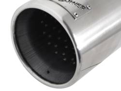 aFe Power - aFe 49-92043-P Stainless Steel Exhaust Tip 3" Inlet x 4" Out 12" L Bolt-On Pol - Image 3