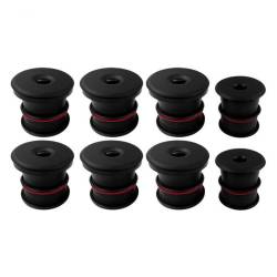 S&B Filters 81-1001 Silicone Rubber Body Mount Set Black for 03-07 Super Duty