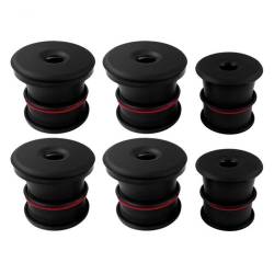 S&B Filters 81-1004 Silicone Rubber Body Mount Set Black for 99-03 Super Duty