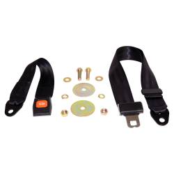 Crown Automotive Jeep Replacement - Crown Automotive BELT1B Seat Belt for 76-95 Jeep CJ5/CJ7/Scrambler/Wrangler YJ - Image 1