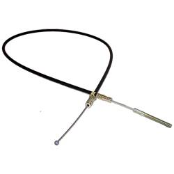 Crown Automotive Jeep Replacement - Crown Automotive J0906750 Parking Brake Cable for CJ-3B CJ3 CJ5 CJ5A CJ6 CJ6A - Image 2