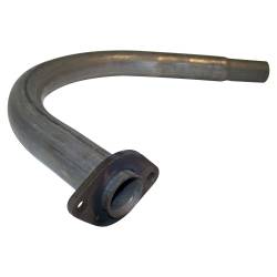 Crown Automotive Jeep Replacement - Crown Automotive J0641856 Exhaust Pipe for 46-71 CJ3 CJ5 CJ5A CJ6 CJ6A Willys - Image 1