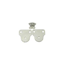 Rugged Ridge 11127.01 Windshield Bracket Set Stainless Steel for CJ & Wrangler