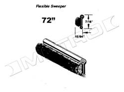 Metro Moulded Parts - Metro Moulded WC 8-72 Door Window Sweeper Seal - Image 1