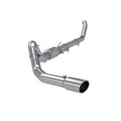 MBRP Exhaust - MBRP S6104AL AL 4" Turbo Back Single Side Exit w/Muffler for 03-04 RAM 2500/3500 - Image 1