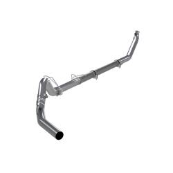 MBRP Exhaust - MBRP S6100PLM AL 4" Turbo Back One Side Exit w/o Muffler for 98-02 RAM 2500/3500 - Image 1