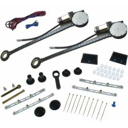 Autoloc - Autoloc AUTPW4650 2 Door Universal Power Window Kit w/3 Switches - Image 1