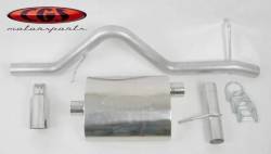 CGS - CGS Performance 60049 Alum. Cat-Back Exhaust for 07-10 Hummer H3 3.7L 4DR 4WD - Image 1
