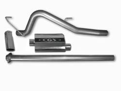 CGS - CGS 60075 Mild Alum Cat-Back Exhaust for 11-13 Ford F150 CC5.5/EC6.5 5.0/6.2 - Image 1