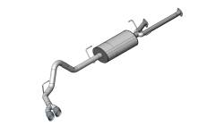 Corsa Performance - Corsa 14916 Single Side Exit Cat-Back w/4" Side Swept Tips for Tundra 5.7L - Image 1