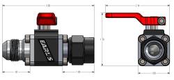 Earl's Performance - Earls Performance 230708ERL UltraPro AN Ball Valve - Image 1
