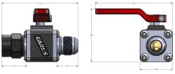 Earl's Performance - Earls Performance 230710ERL UltraPro AN Ball Valve - Image 1
