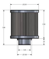 Earl's Performance - Earls Plumbing CT102ERL Catch Tank Replacement Filter - Image 4