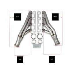 Flowtech 32169FLT Turbo Exhuast Header for Ford Small Block 221-351