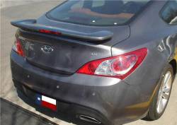 Dallas Automotive Restyling - DAR ABS-716L for Hyundai Genesis Lighted Flush Rear Spoiler Unpainted Lighted - Image 1