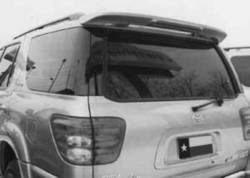Dallas Automotive Restyling - DAR ABS-536 Roof Mount Rear Spoiler Unpainted Lighted for Toyota Sequoia - Image 1