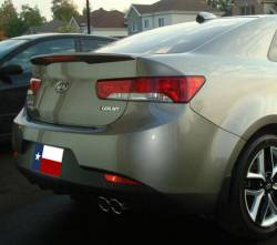 Dallas Automotive Restyling - DAR ABS-756 for Kia Forte Flush Mount Rear Spoiler Unpainted Lighted - Image 1