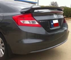 Dallas Automotive Restyling - DAR ABS-761 Honda Civic Post Mount Rear Spoiler Unpainted - Image 1