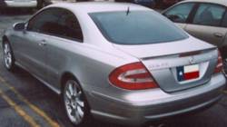 Dallas Automotive Restyling - DAR FG-009 Mercedes CLK55 Lip Mount Rear Spoiler Unpainted - Image 1