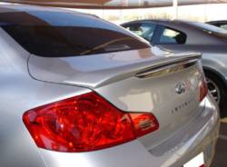 Dallas Automotive Restyling - DAR FG-073 Lip Mount Rear Spoiler Unpainted for Infiniti G35 - Image 1