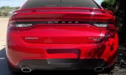 Dallas Automotive Restyling - DAR ABS-767 Rear Post Mount Spoiler Unpainted - Image 1