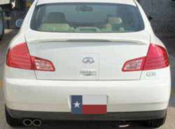 Dallas Automotive Restyling - DAR FG-015 Lip Mount Rear Spoiler Unpainted for Infiniti G35 - Image 1