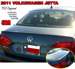 Dallas Automotive Restyling - DAR ABS-745 Rear Lip Mount Spoiler Unpainted - Image 1