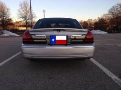 Dallas Automotive Restyling - DAR FG-201 Ford Crown Victoria Flush Mount Rear Spoiler Unpainted - Image 2