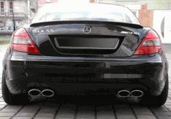 Dallas Automotive Restyling - DAR FG-206 Mercedes SLK Lip Mount Rear Spoiler Unpainted - Image 1
