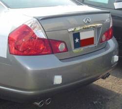 Dallas Automotive Restyling - DAR FG-040 Lip Mount Rear Spoiler Unpainted for Infiniti M35 - Image 1