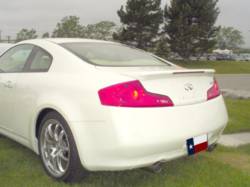 Dallas Automotive Restyling - DAR FG-035 Flush Mount Rear Spoiler Unpainted Lighted for Infiniti G35 - Image 1