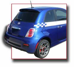 Dallas Automotive Restyling - DAR FG-295 Small Roof Mount Rear Spoiler Unpainted for Fiat 500 - Image 1