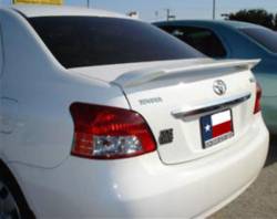 Dallas Automotive Restyling - DAR FG-096 Post Mount Rear Spoiler Unpainted for Toyota Yaris - Image 1