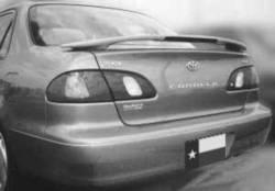 Dallas Automotive Restyling - DAR FG-314 Chevrolet Prizm Post Mount Rear Spoiler Unpainted Lighted - Image 1