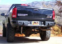 Fab Fours - Fab Fours DR03-W1050-B Heavy Duty Rear Bumper for 03-09 RAM 2500/3500 - Image 1