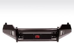 Fab Fours - Fab Fours DR09-K2461-1 Black Steel Front Ranch Bumper for 09-13 RAM 1500 - Image 1