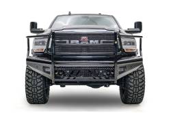 Fab Fours - Fab Fours DR19-S4460-1 Black Steel Front Bumper for 19-22 2500/3500 - Image 1