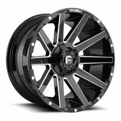 Fuel 1PC - Fuel Off Road D615 CONTRA 20x10 5x5.5/150 -18mm Gloss Black/Milled D61520007047 - Image 1