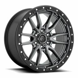 Fuel 1PC - Fuel Off Road D680 REBEL 17x9 5x5.0 -12mm Matte Gunmetal/Black D68017907545 - Image 1