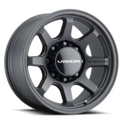 Vision Wheel 351 Flow 17x9 8x6.5 0mm Satin Black 351-7981SB0
