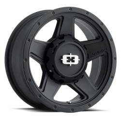Vision Wheel 390 Empire 16x6 6x5.5 0mm Satin Black 390VTA6683SB0